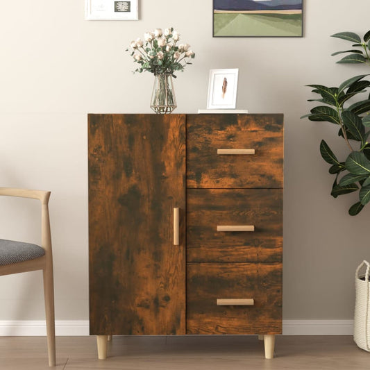 Sideboard Räuchereiche 69,5x34x90 cm Holzwerkstoff - Pazzar.ch