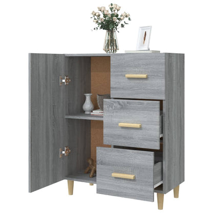 Sideboard Grau Sonoma 69,5x34x90 cm Holzwerkstoff - Pazzar.ch