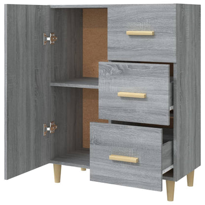 Sideboard Grau Sonoma 69,5x34x90 cm Holzwerkstoff - Pazzar.ch