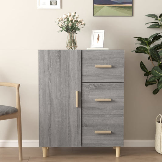 Sideboard Grau Sonoma 69,5x34x90 cm Holzwerkstoff - Pazzar.ch