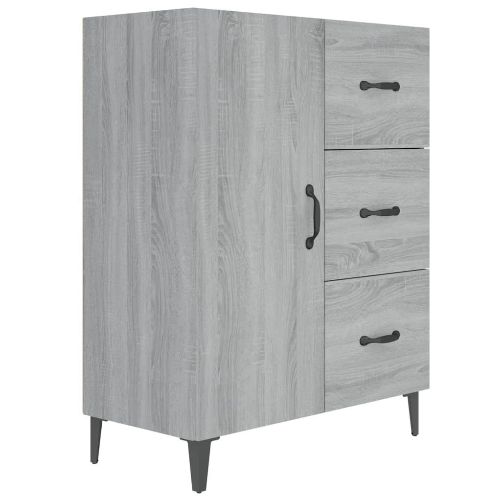 Sideboard Grau Sonoma 69,5x34x90 cm Holzwerkstoff - Pazzar.ch
