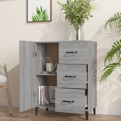Sideboard Grau Sonoma 69,5x34x90 cm Holzwerkstoff - Pazzar.ch