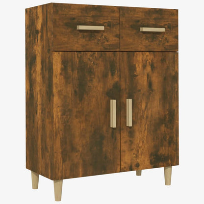 Sideboard Räuchereiche 69,5x34x89 cm Holzwerkstoff - Pazzar.ch