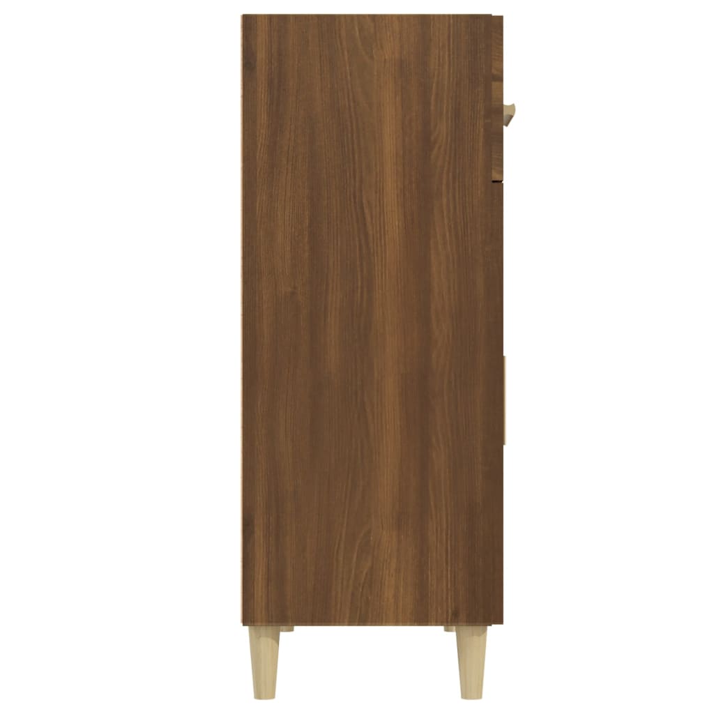 Sideboard Braun Eichen-Optik 69,5x34x89 cm Holzwerkstoff - Pazzar.ch