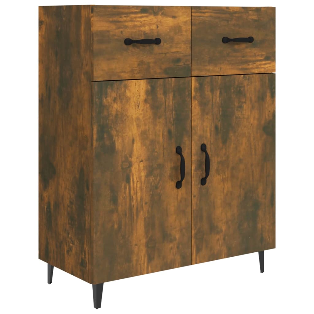 Sideboard Räuchereiche 69,5x34x90 cm Holzwerkstoff - Pazzar.ch