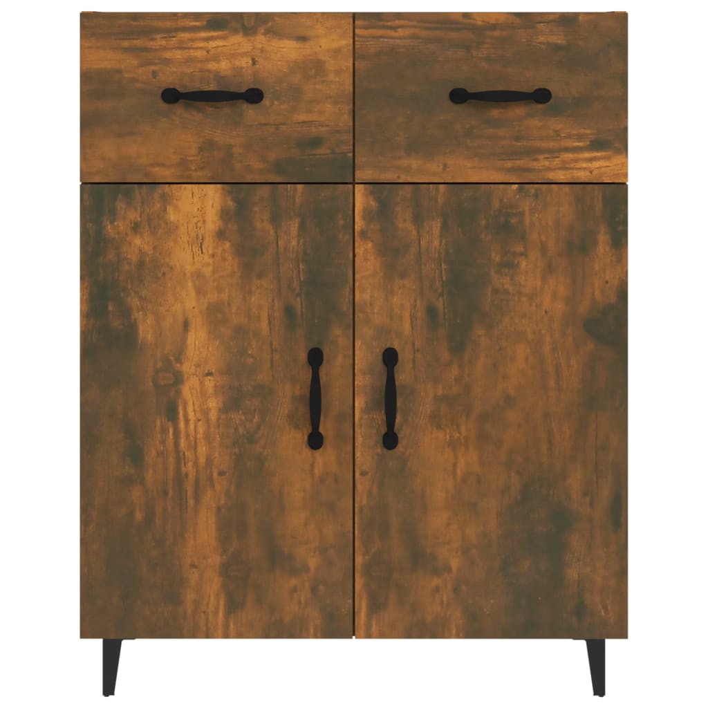 Sideboard Räuchereiche 69,5x34x90 cm Holzwerkstoff - Pazzar.ch