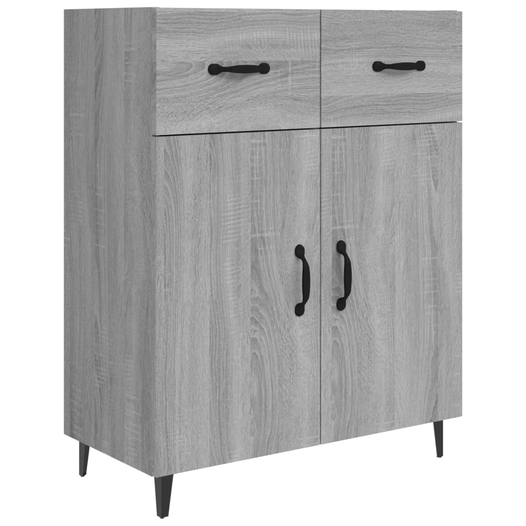 Sideboard Grau Sonoma 69,5x34x90 cm Holzwerkstoff - Pazzar.ch