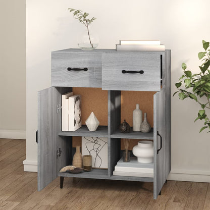 Sideboard Grau Sonoma 69,5x34x90 cm Holzwerkstoff - Pazzar.ch