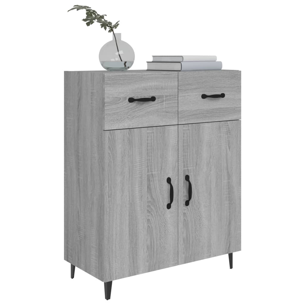 Sideboard Grau Sonoma 69,5x34x90 cm Holzwerkstoff - Pazzar.ch