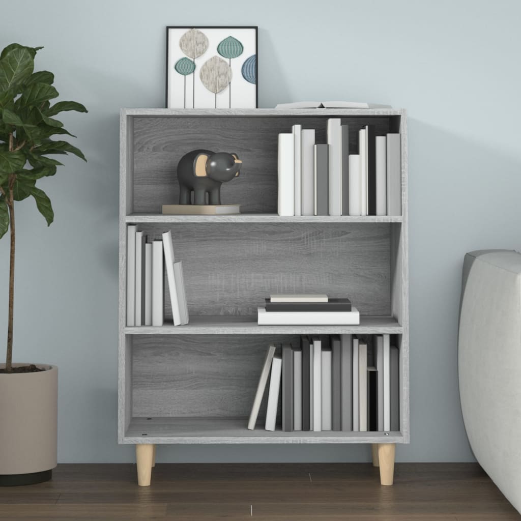 Sideboard Grau Sonoma 69,5x32,5x90 cm Holzwerkstoff