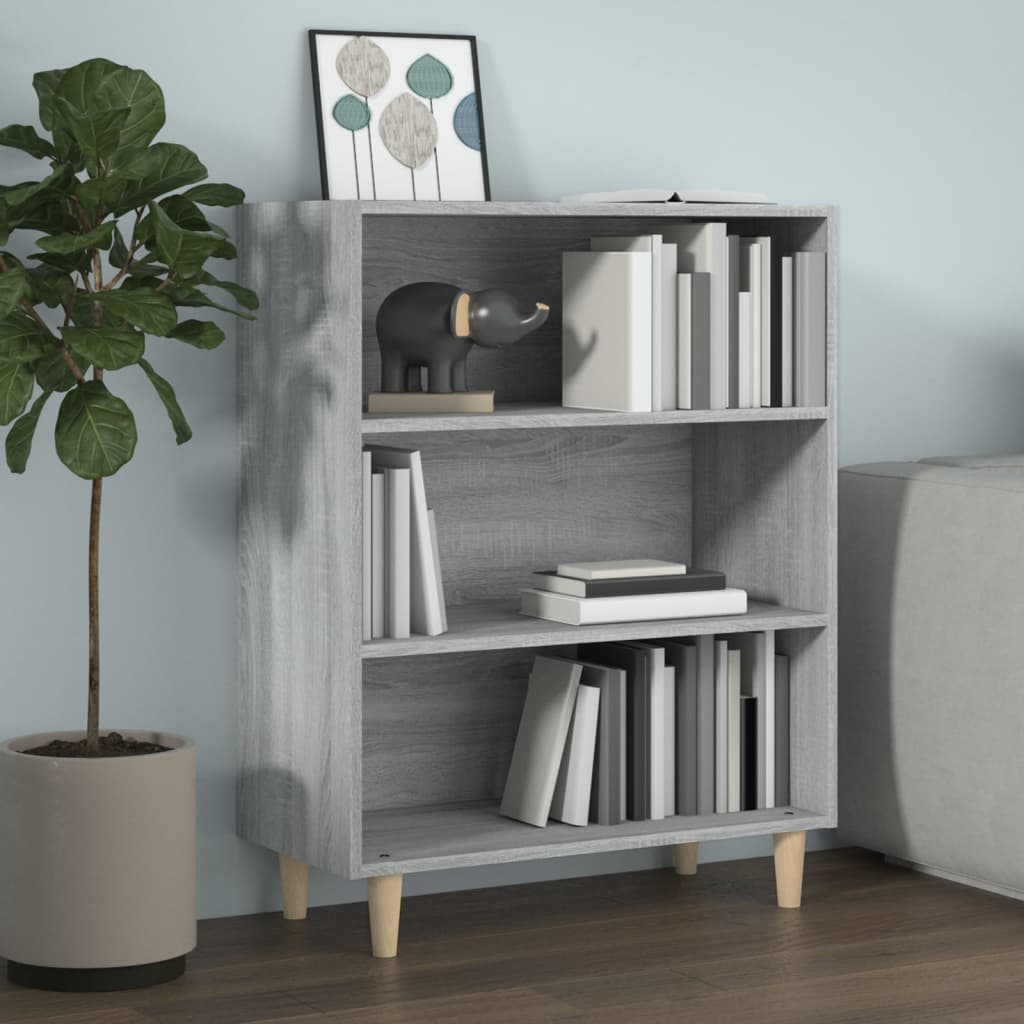 Sideboard Grau Sonoma 69,5x32,5x90 cm Holzwerkstoff - Pazzar.ch