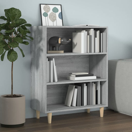 Sideboard Grau Sonoma 69,5x32,5x90 cm Holzwerkstoff - Pazzar.ch