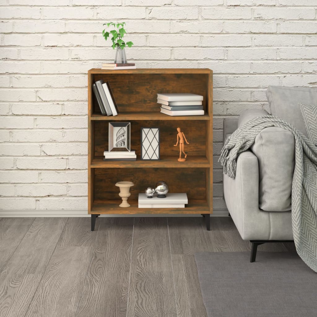 Sideboard Räuchereiche 69,5x32,5x90 cm Holzwerkstoff - Pazzar.ch
