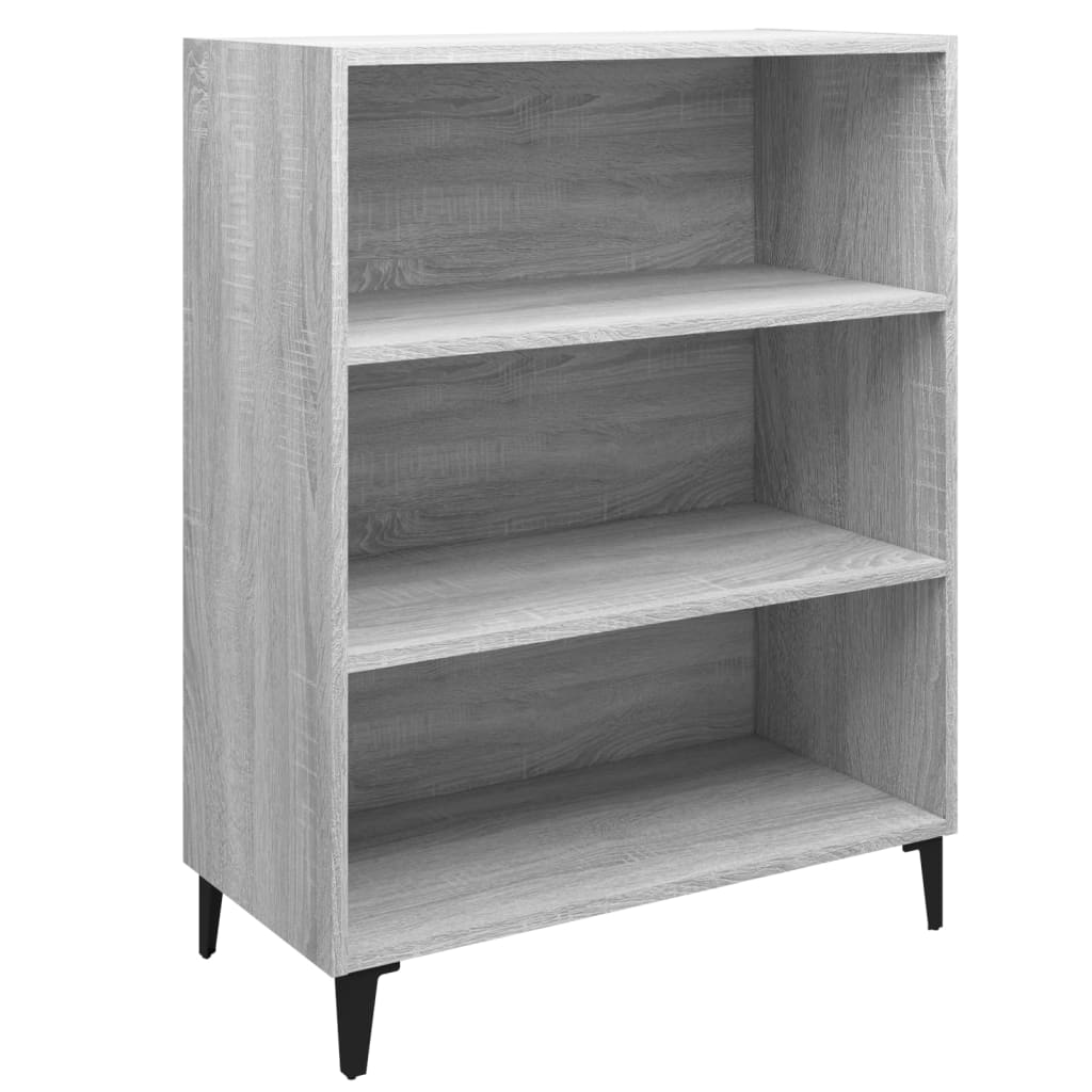 Sideboard Grau Sonoma 69,5x32,5x90 cm Holzwerkstoff - Pazzar.ch