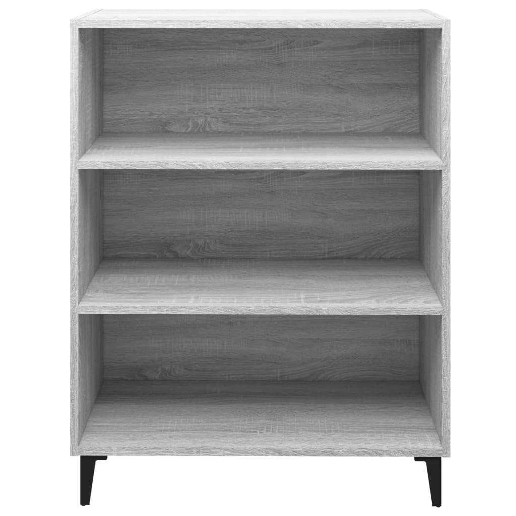 Sideboard Grau Sonoma 69,5x32,5x90 cm Holzwerkstoff - Pazzar.ch