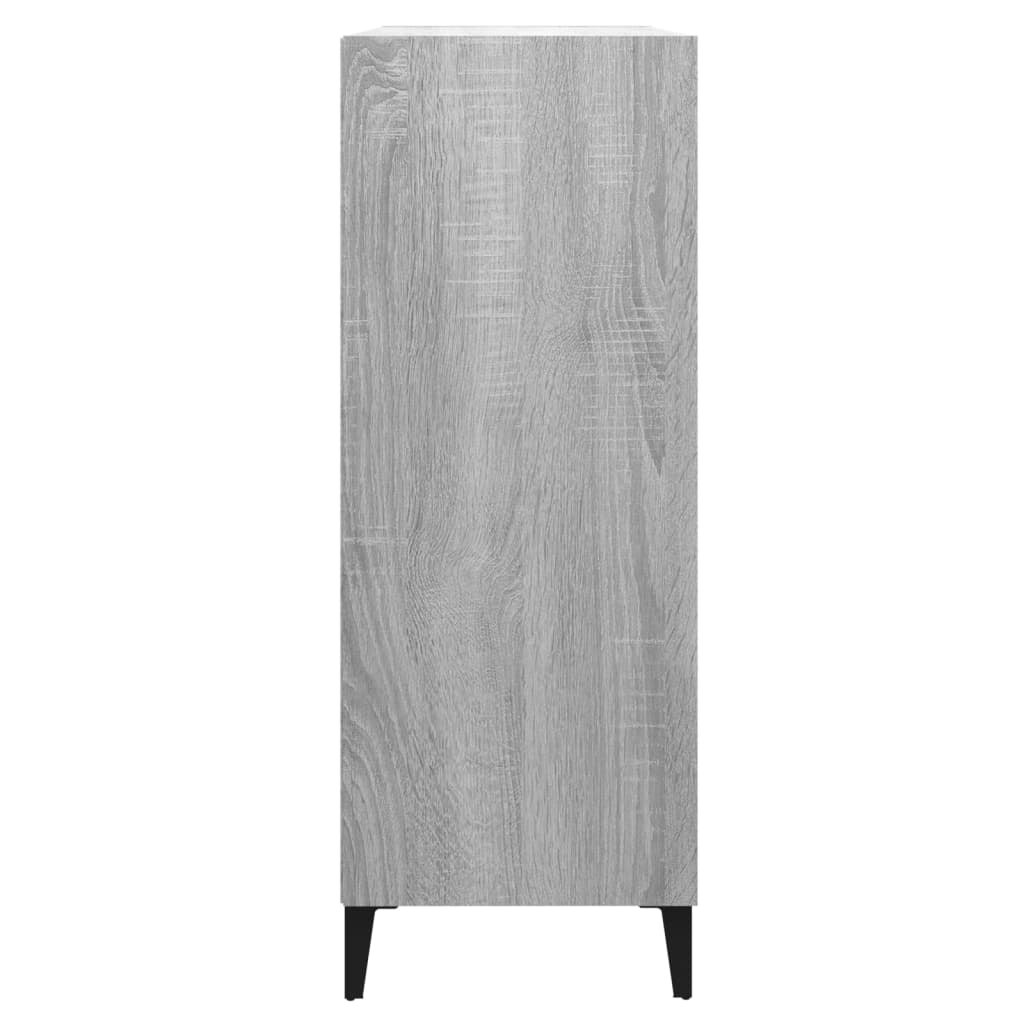 Sideboard Grau Sonoma 69,5x32,5x90 cm Holzwerkstoff - Pazzar.ch