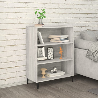 Sideboard Grau Sonoma 69,5x32,5x90 cm Holzwerkstoff - Pazzar.ch