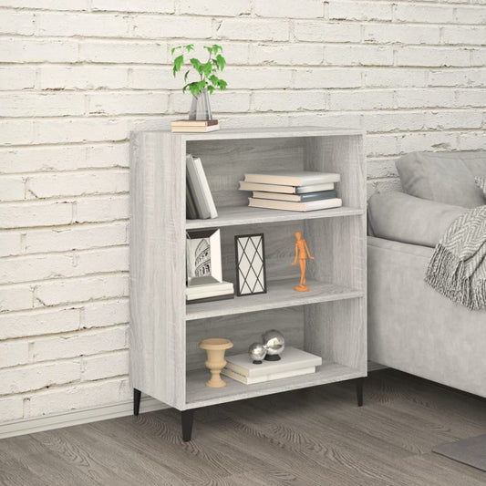 Sideboard Grau Sonoma 69,5x32,5x90 cm Holzwerkstoff - Pazzar.ch