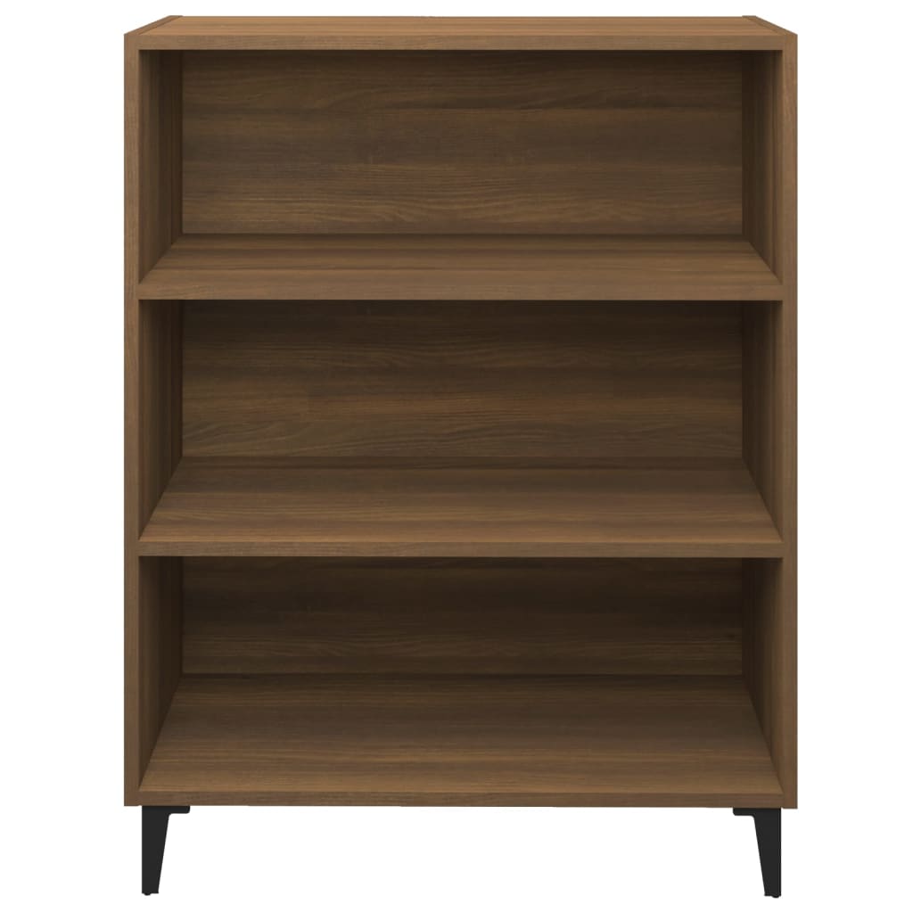 Sideboard Braun Eichen-Optik 69,5x32,5x90 cm Holzwerkstoff - Pazzar.ch