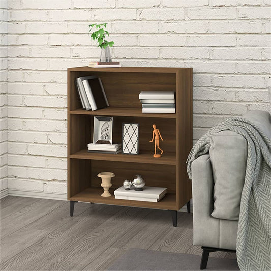 Sideboard Braun Eichen-Optik 69,5x32,5x90 cm Holzwerkstoff - Pazzar.ch