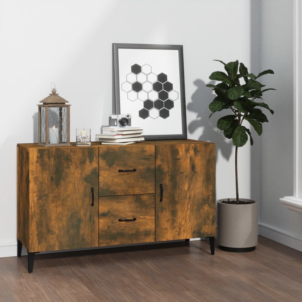 Sideboard Räuchereiche 100x36x60 cm Holzwerkstoff - Pazzar.ch