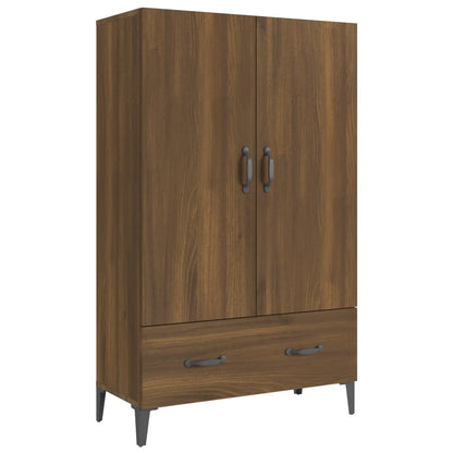 Highboard Braun Eichen-Optik 70x31x115 cm Holzwerkstoff - Pazzar.ch