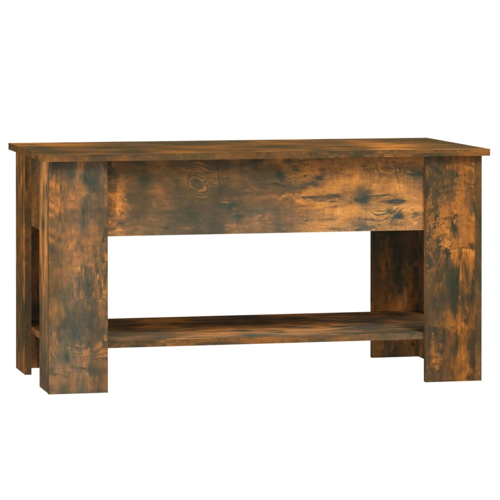 Couchtisch Räuchereiche 101x49x52 cm Holzwerkstoff - Pazzar.ch
