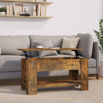 Couchtisch Räuchereiche 101x49x52 cm Holzwerkstoff - Pazzar.ch