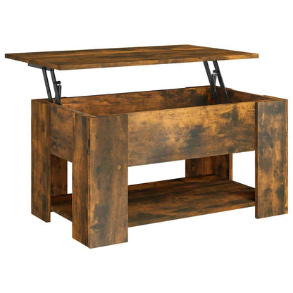 Couchtisch Räuchereiche 79x49x41 cm Holzwerkstoff - Pazzar.ch
