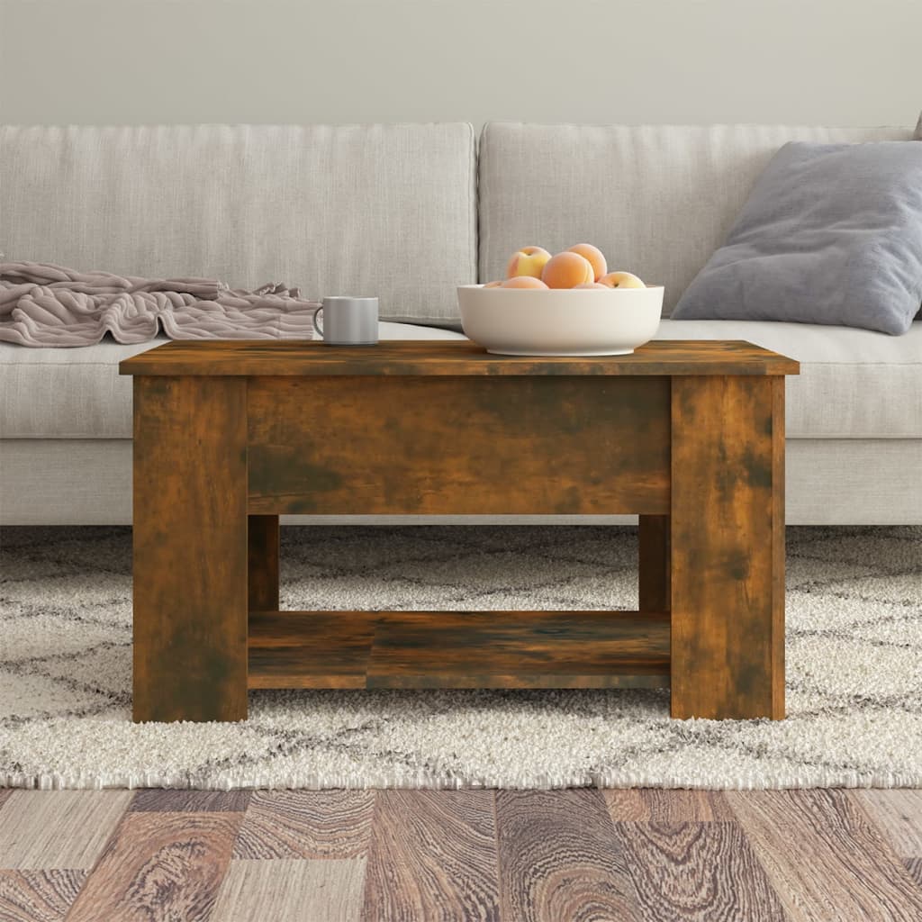 Couchtisch Räuchereiche 79x49x41 cm Holzwerkstoff - Pazzar.ch