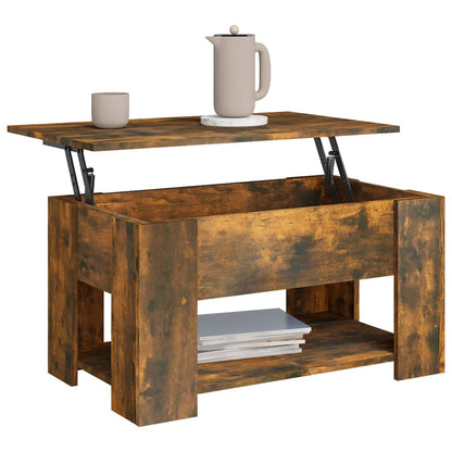 Couchtisch Räuchereiche 79x49x41 cm Holzwerkstoff - Pazzar.ch