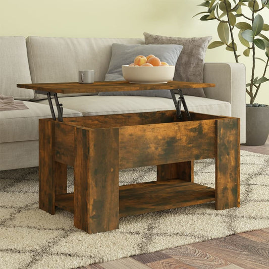 Couchtisch Räuchereiche 79x49x41 cm Holzwerkstoff - Pazzar.ch