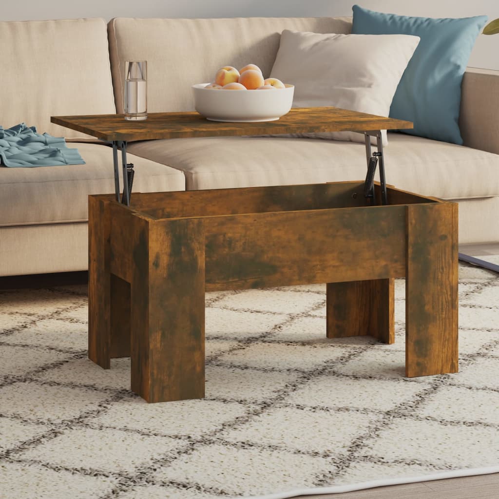 Couchtisch Räuchereiche 79x49x41 cm Holzwerkstoff - Pazzar.ch