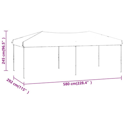 Partyzelt Faltbar Rot 3x6 m - Pazzar.ch