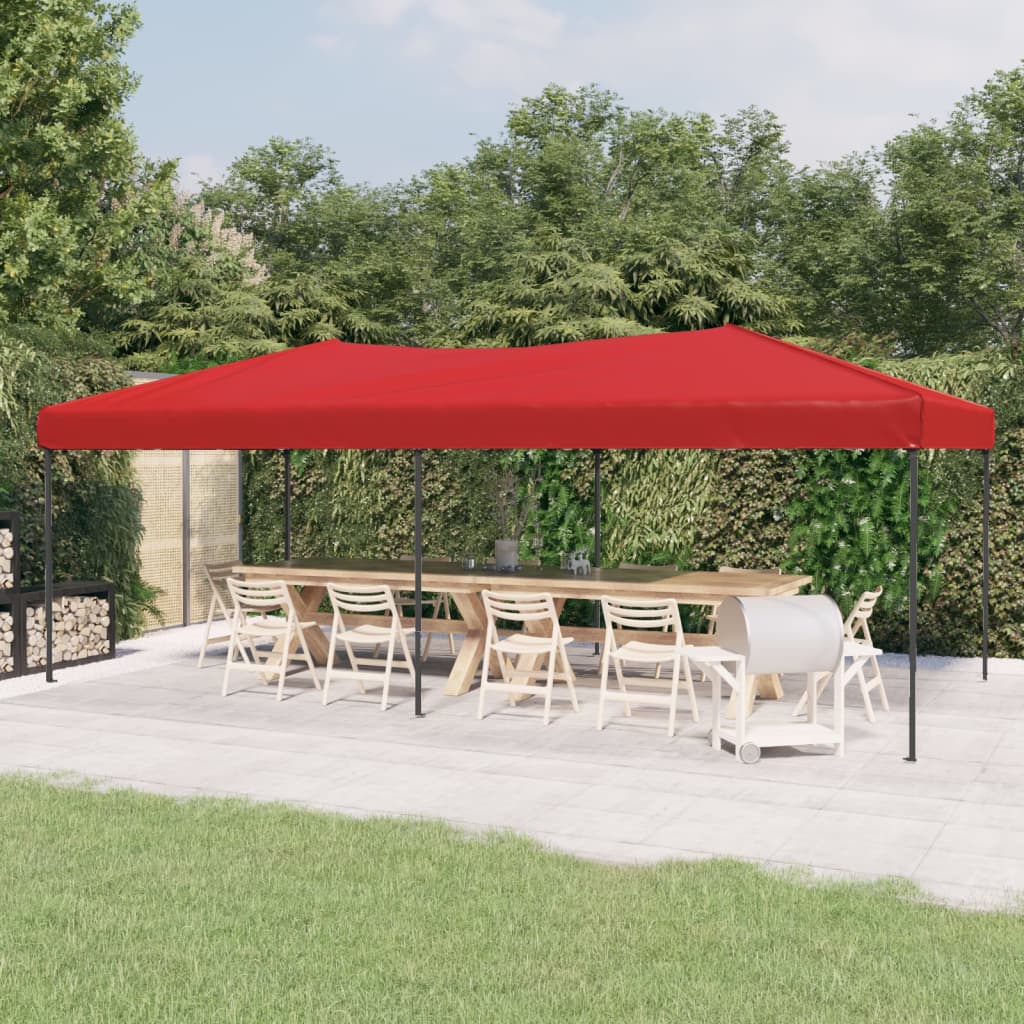 Partyzelt Faltbar Rot 3x6 m - Pazzar.ch