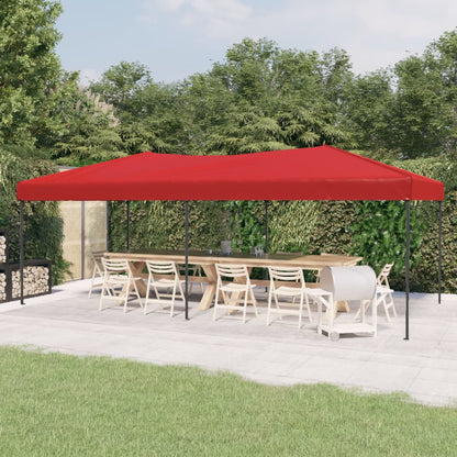 Partyzelt Faltbar Rot 3x6 m - Pazzar.ch