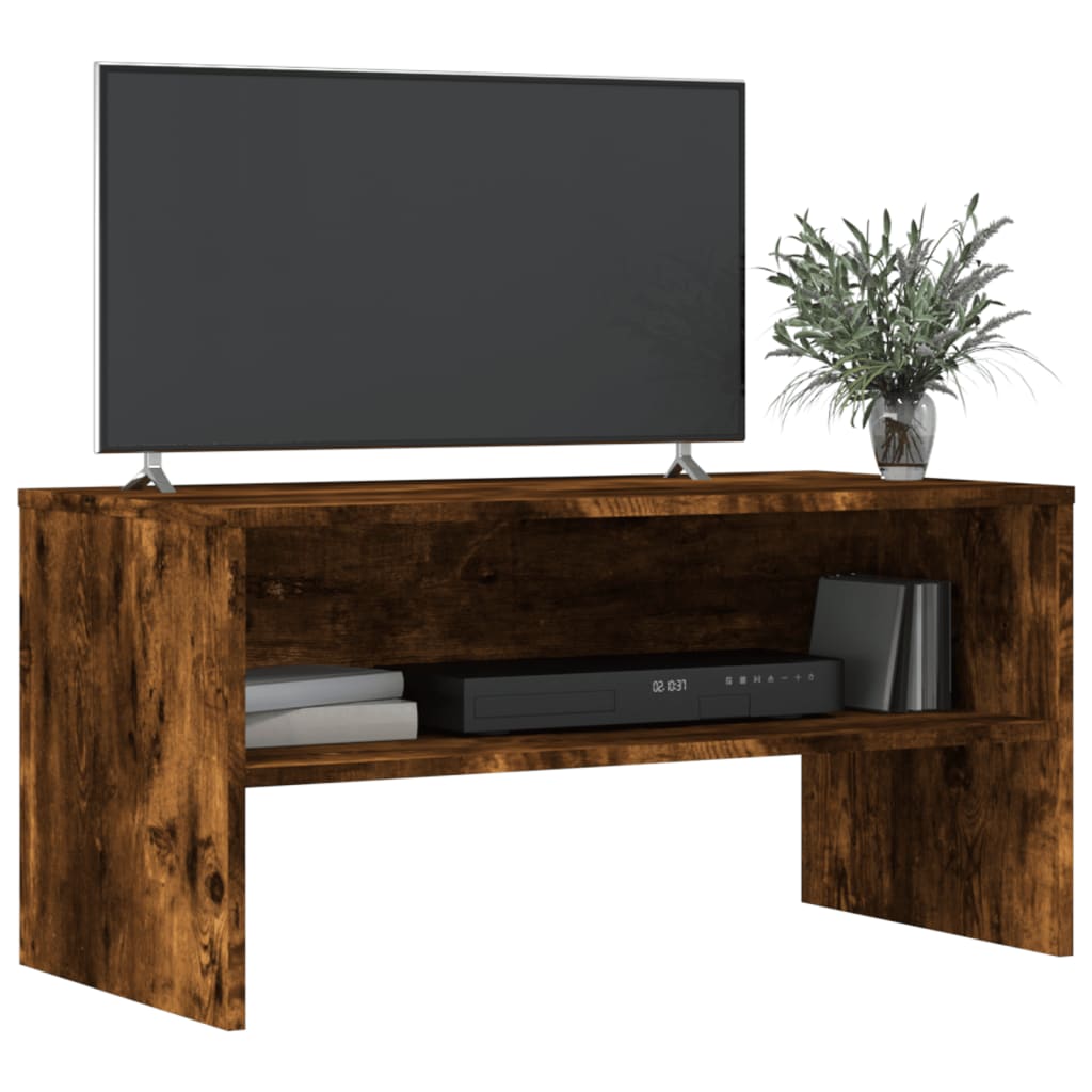 TV-Schrank Räuchereiche 80x40x40 cm Holzwerkstoff - Pazzar.ch
