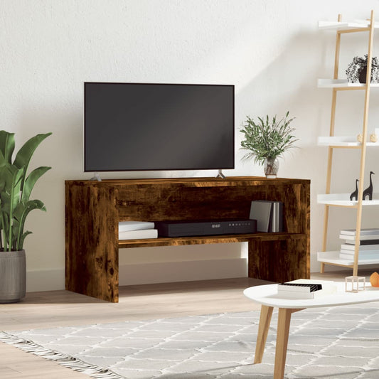 TV-Schrank Räuchereiche 80x40x40 cm Holzwerkstoff - Pazzar.ch