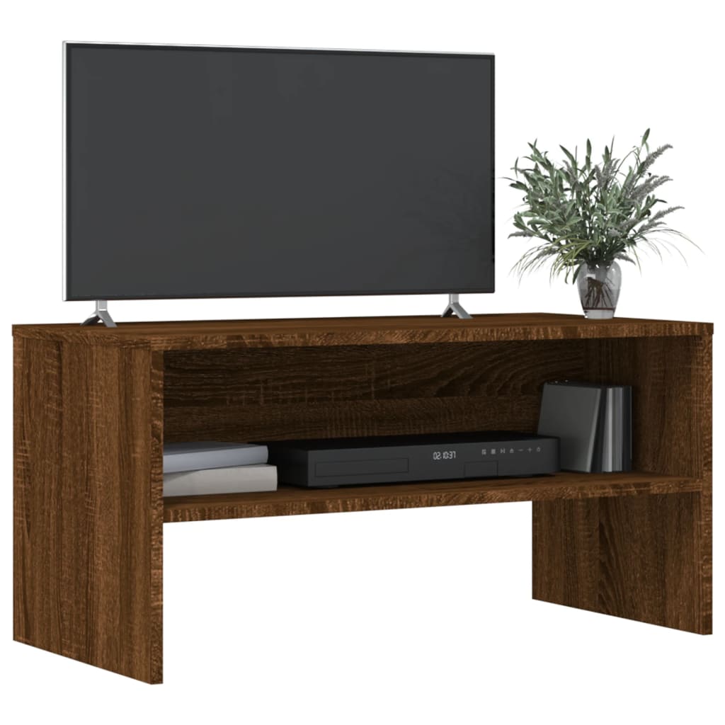 TV-Schrank Braun Eiche-Optik 80x40x40 cm Holzwerkstoff - Pazzar.ch