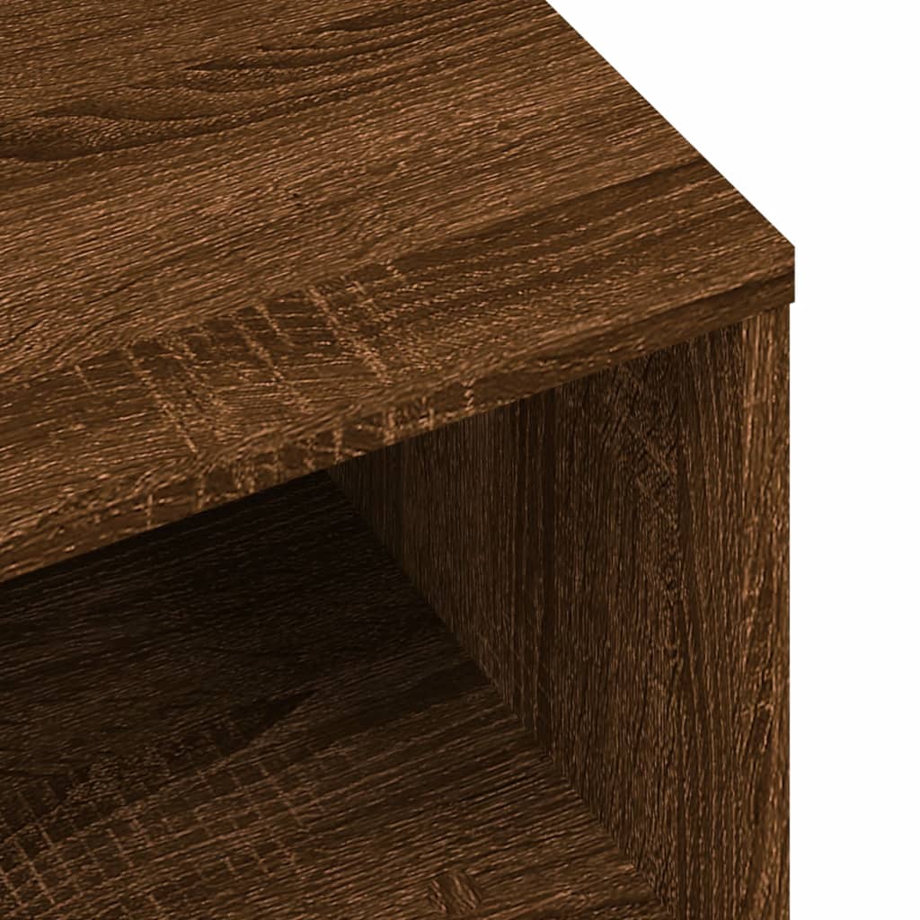 TV-Schrank Braun Eiche-Optik 80x40x40 cm Holzwerkstoff - Pazzar.ch
