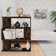 Bücherregal/Raumteiler Räuchereiche 80x24x96 cm Holzwerkstoff