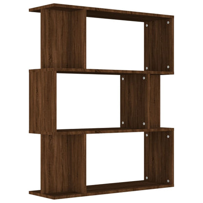 Bücherregal/Raumteiler Braun Eiche 80x24x96 cm Holzwerkstoff - Pazzar.ch