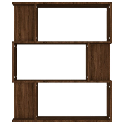 Bücherregal/Raumteiler Braun Eiche 80x24x96 cm Holzwerkstoff - Pazzar.ch