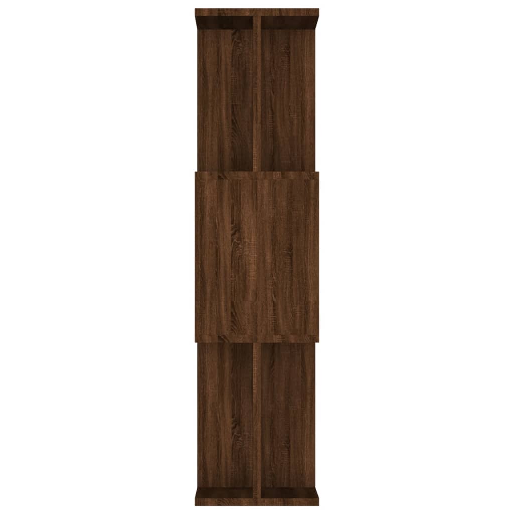Bücherregal/Raumteiler Braun Eiche 80x24x96 cm Holzwerkstoff - Pazzar.ch