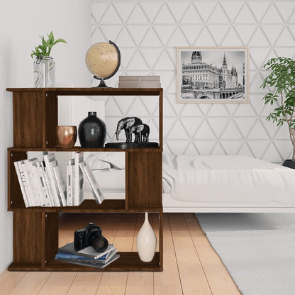 Bücherregal/Raumteiler Braun Eiche 80x24x96 cm Holzwerkstoff - Pazzar.ch