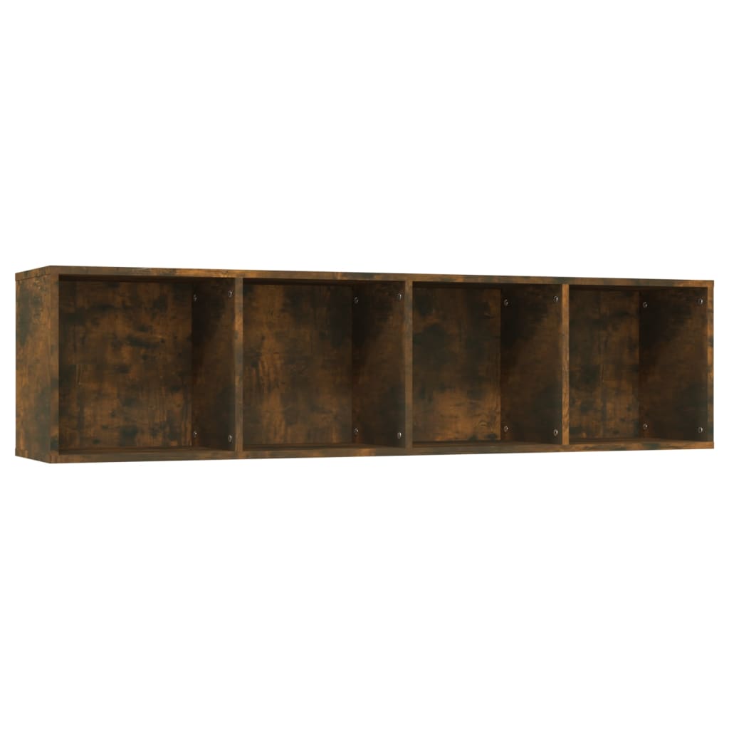 Bücherregal/TV-Schrank Räuchereiche 143x30x36 cm Holzwerkstoff - Pazzar.ch