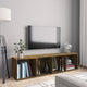 Bücherschrank/TV-Schrank Räuchereiche 143x30x36cm Holzwerkstoff