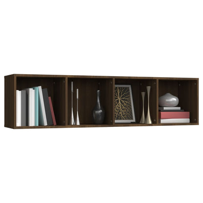 Bücherregal/TV-Schrank Braun Eiche 143x30x36 cm Holzwerkstoff - Pazzar.ch