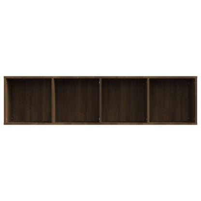 Bücherregal/TV-Schrank Braun Eiche 143x30x36 cm Holzwerkstoff - Pazzar.ch