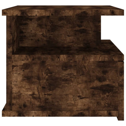 Nachttisch 2Stk. Hängend Räuchereiche 40x31x27 cm Holzwerkstoff - Pazzar.ch